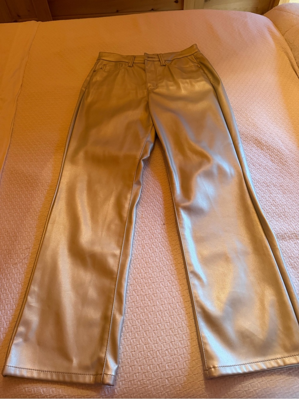 Judy Blue Shimmery silver Straight Leg Jeans size 7/28 65.00